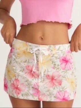 NWT LSF X Hurley Hibiscus Boardie Skirt